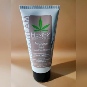 Hempz Fragrance Free Hand Cream ~ 3 Fl Oz